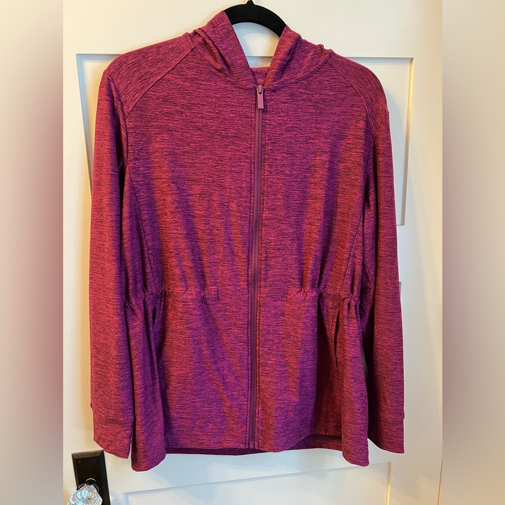 Lands End Athletic Jacket Purple M